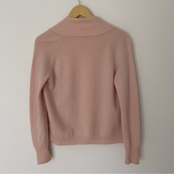 Autograph Marks & Spencer Pure Cashmere Cardigan in Light Pink size Small - Picture 6 of 8